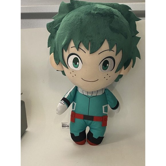 My Hero Academia big Eyes Green 15” IZUKU MIDORIYA DEKU PLUSH FIGURE - Picture 4 of 7